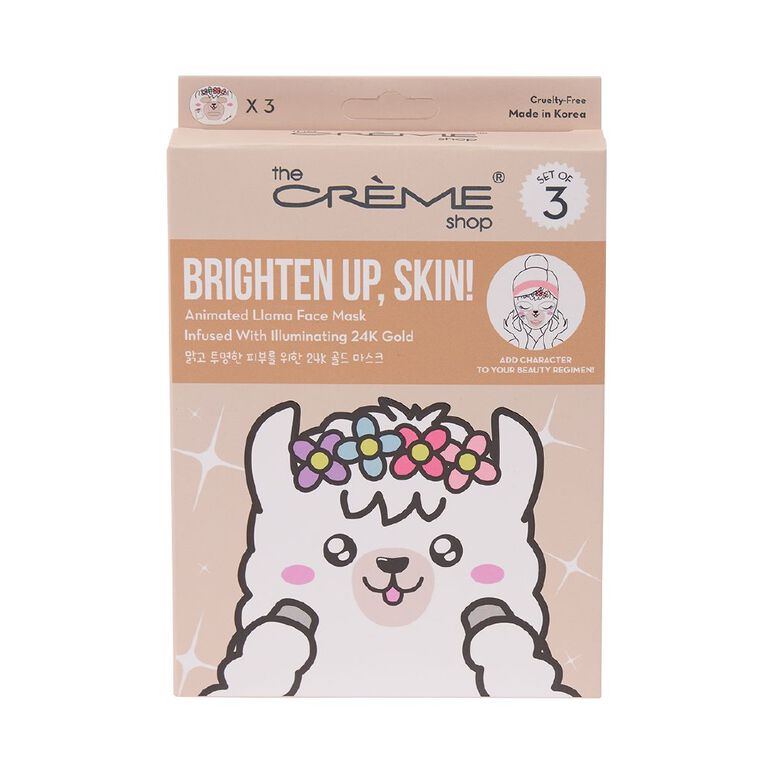 The Creme Shop Mask 3 Pack Llama, , hi-res