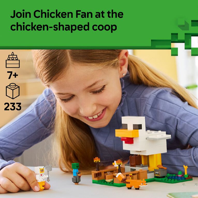 LEGO Minecraft Chicken Farm 21585, , hi-res