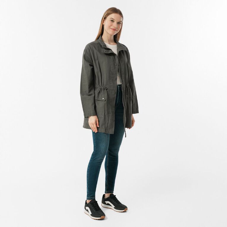 H&H Women's Utility Parka, Green Dark, hi-res