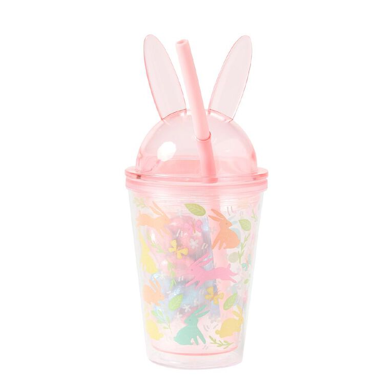Bunny Cup & Straw Kit with Choc Eggs, , hi-res