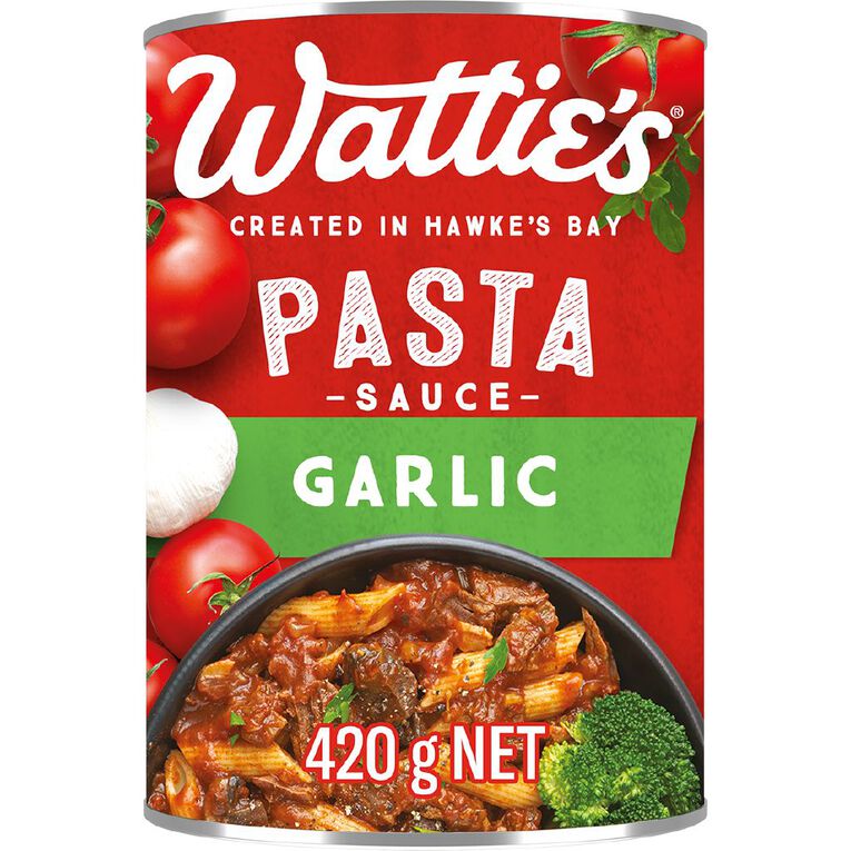 Wattie's Traditional Pasta Sauce with Garlic 420g, , hi-res