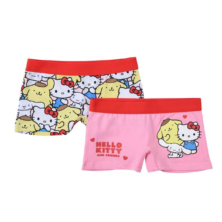 Hello Kitty Girls' Shortie 2 Pack, Pink, hi-res