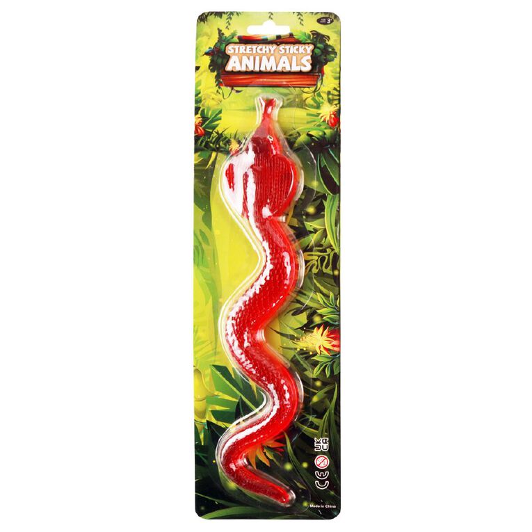 Sticky Stretchy Snake 33cm Assorted, , hi-res