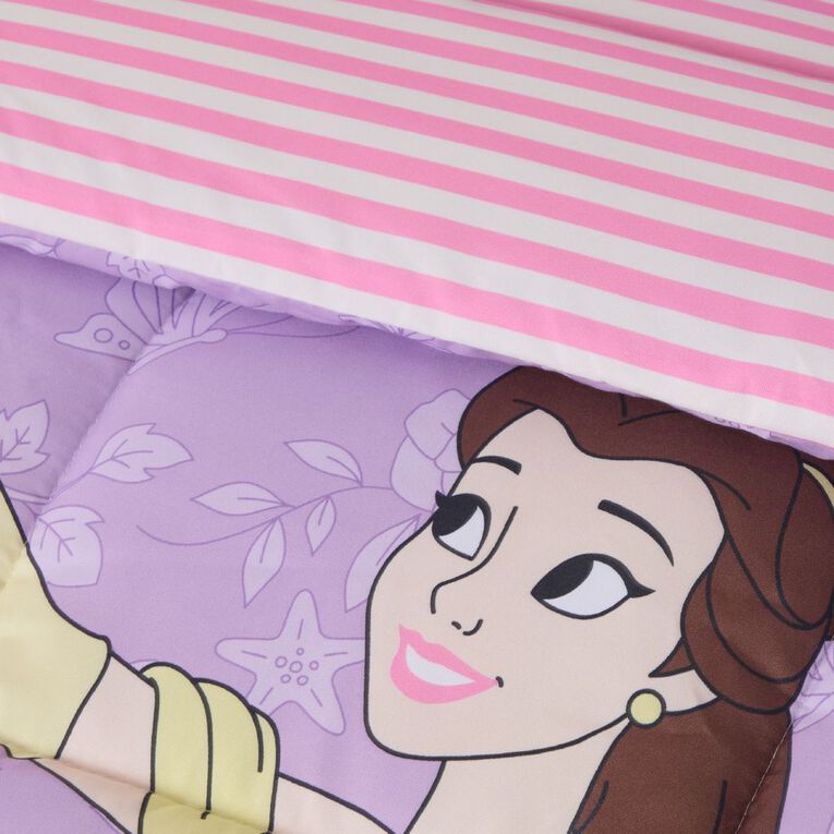 Disney Princess Comforter Set 2 Piece Multi-Coloured King Single, , hi-res