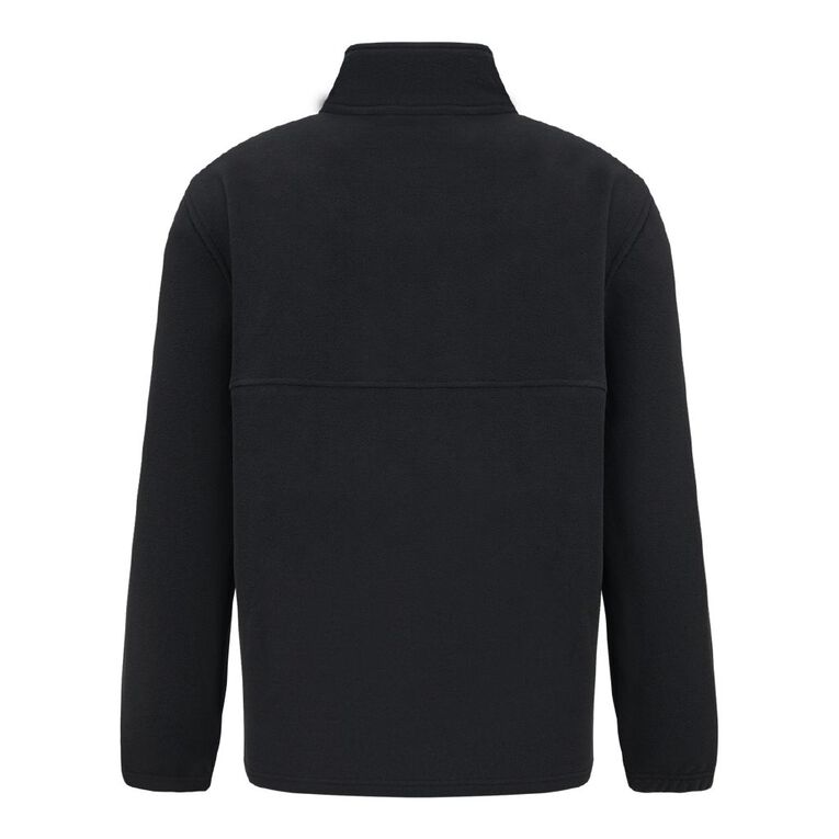Back Country Adults' Splice 1/4 Zip Fleece Sweater, Black, hi-res