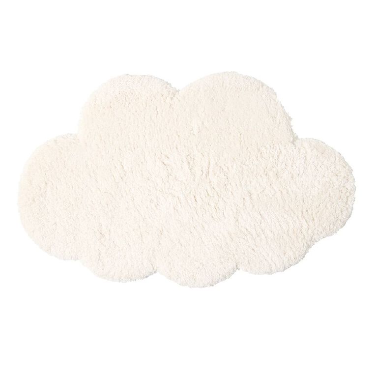 Living & Co Rug Sherpa Cloud Cream 120cm, , hi-res