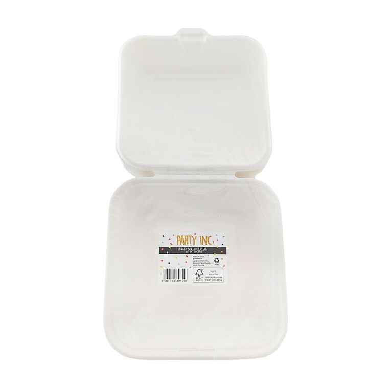 Party Inc Sugarcane Burger Box 20 Pack, , hi-res