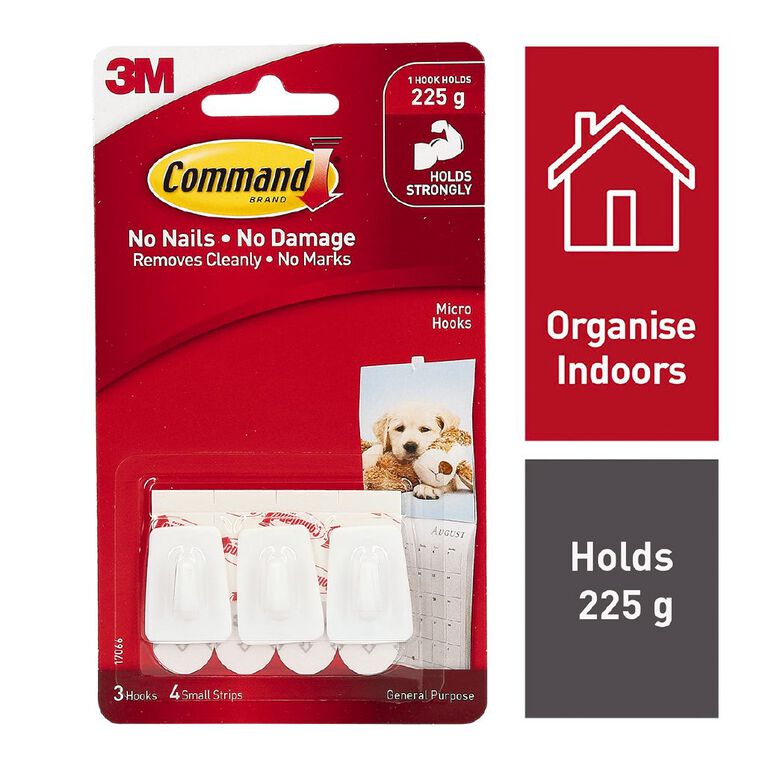 Command Micro Hooks, , hi-res