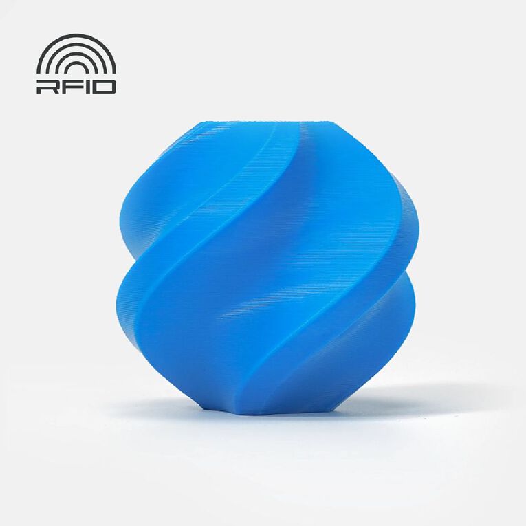 Bambu Lab PLA Basic-Cyan With Spool, , hi-res