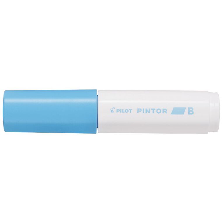 Pilot Pintor Marker Chisel Pastel Broad 8.0mm Tip Blue, , hi-res