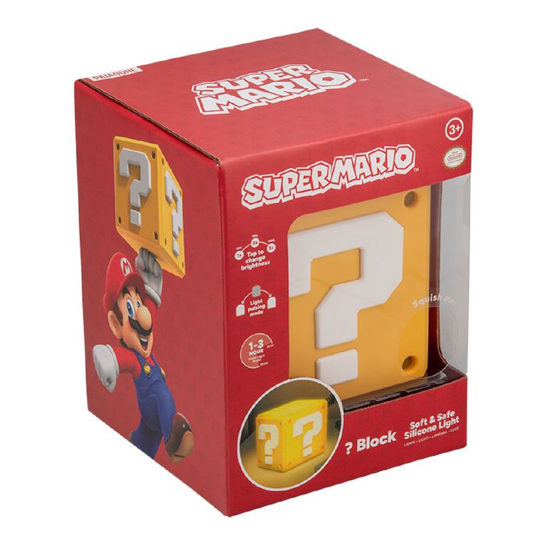 Paladone Super Mario Question Block SquishyGlo Light, , hi-res