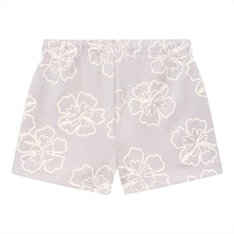 Young Original Toddler Printed Terry Shorts, Blue Light, hi-res