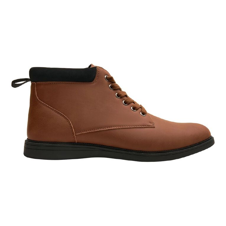 H&H Men's Bryce Lace Up Boots, Brown, hi-res