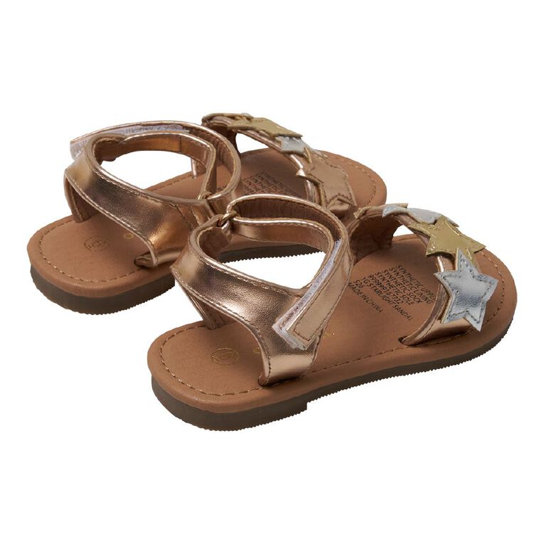 Young Original Junior Kids' Starlight Sandals, Rose Gold, hi-res