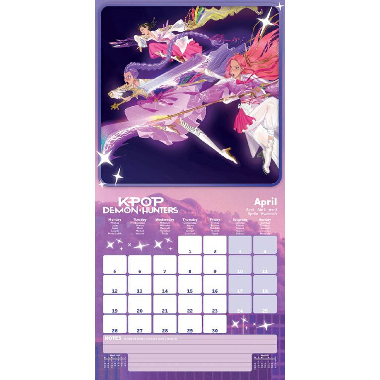 KPop Demon Hunters Calendar 2027, , hi-res