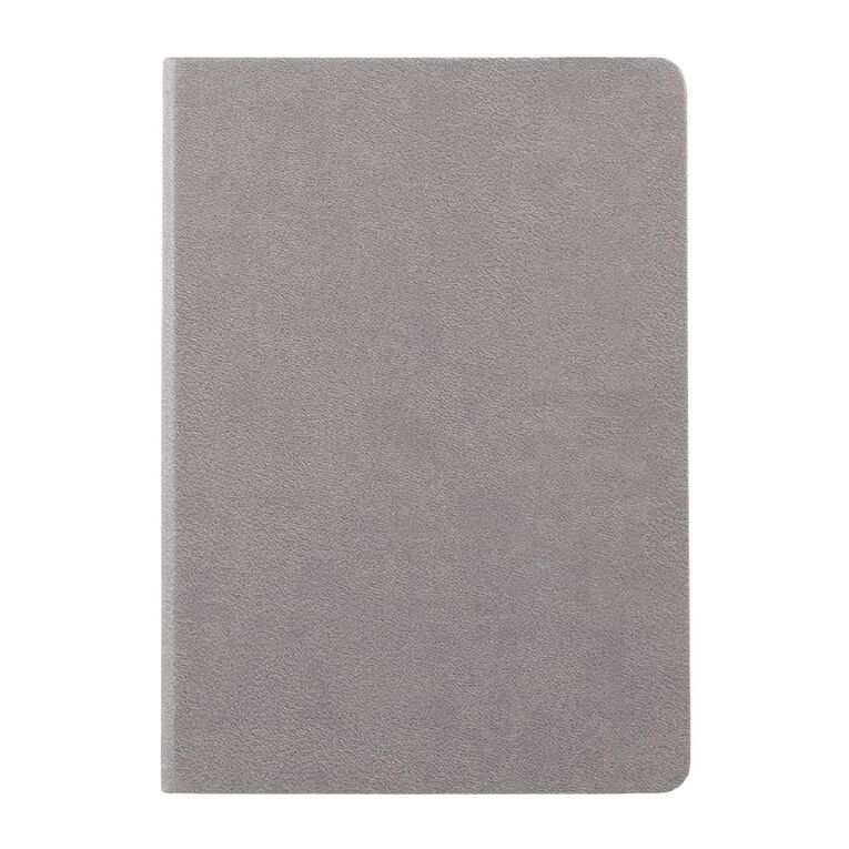 WS Hardcover PU Notebook Grey Mid A5, , hi-res