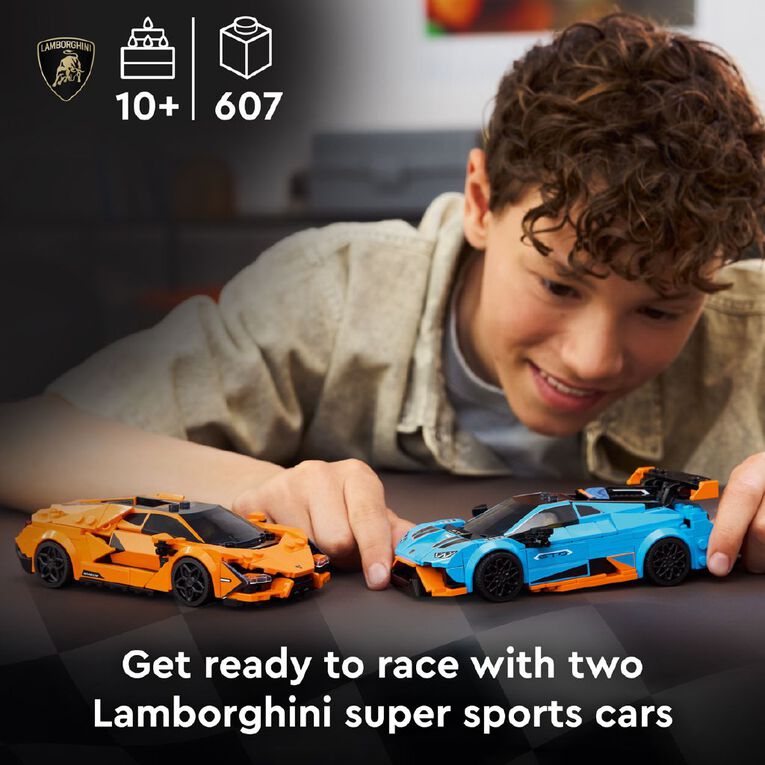 LEGO Speed Champions Lamborghini Revuelto & Huracan STO 77238, , hi-res