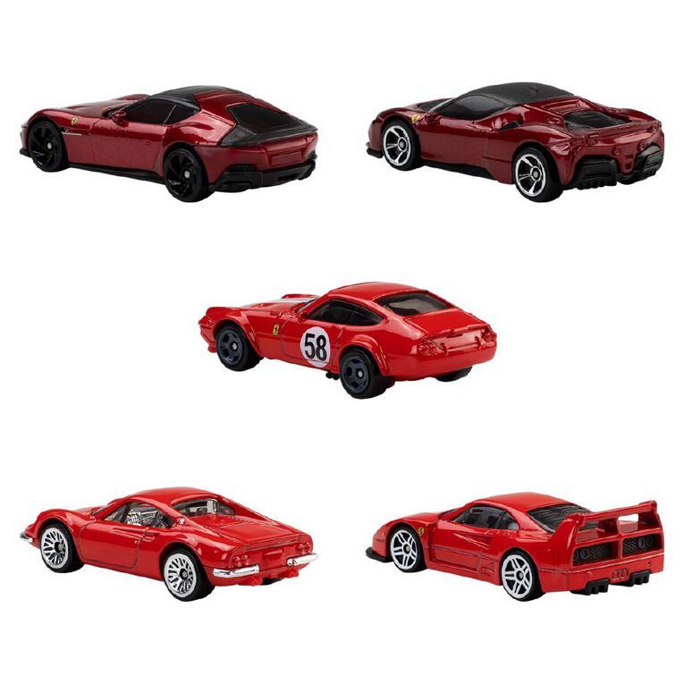 Hot Wheels Ferrari Diecast 5 Pack, , hi-res
