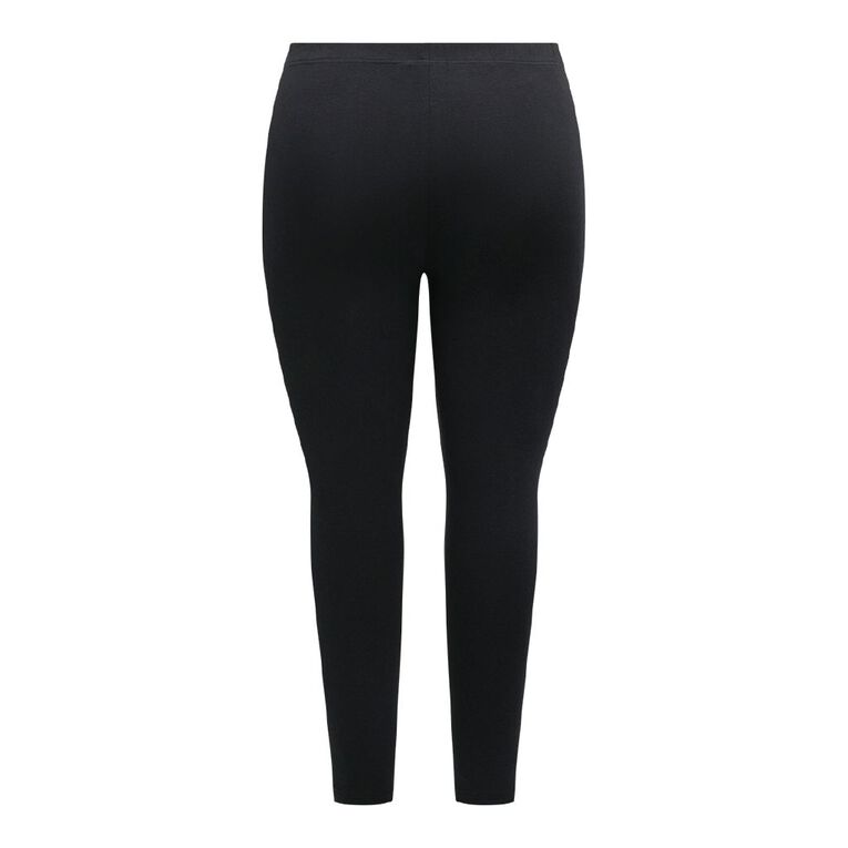 H&H Curve Women's Long Leggings, Black, hi-res