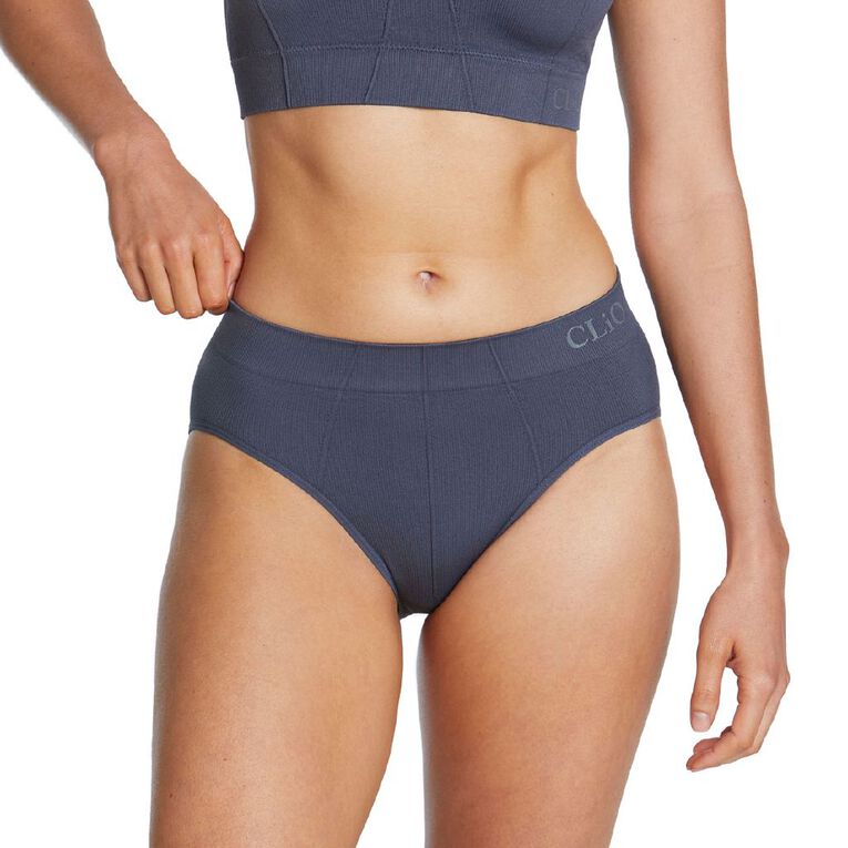 Clio Women's Hi-Cut Briefs, Blue Dark Clio Women's Hi-Cut Briefs, Blue Dark, hi-res