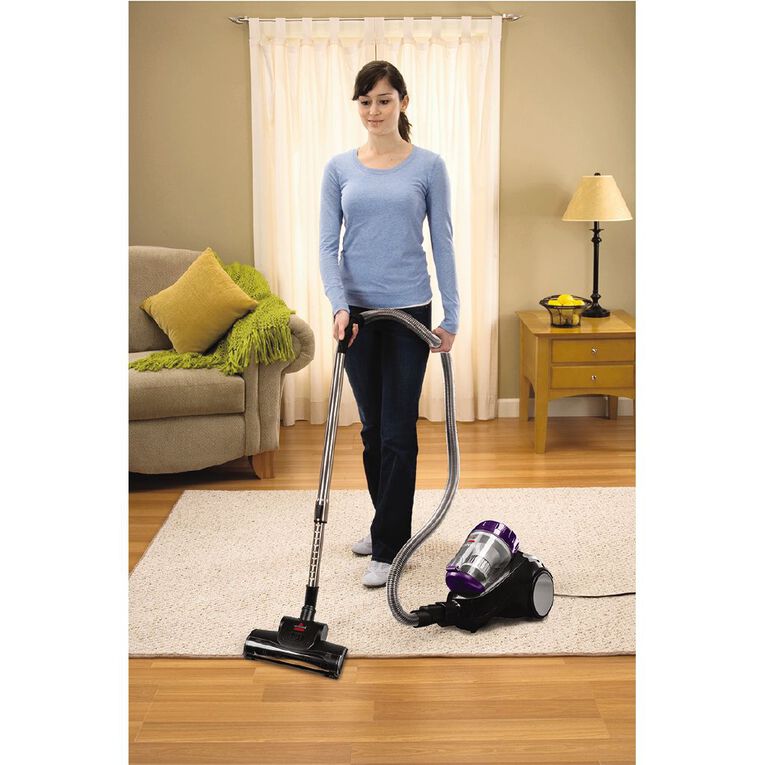 Bissell CleanView Canister Multi-Cyclonic Turbo Vacuum Purple/Black, , hi-res