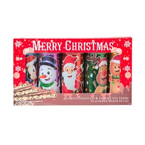 Delico Assorted Wafer Christmas Display Box 5x100g