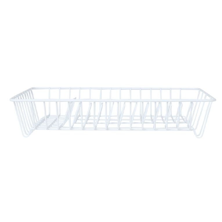 Living & Co Steel Dish Rack White, , hi-res