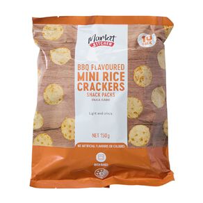 market kitchen rice crackers bbq 1 each