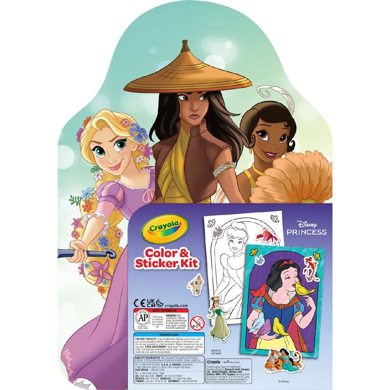 Crayola Color & Sticker Kit Princess, , hi-res