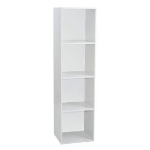 Sort It 1 x 4 Cube Storage Unit White