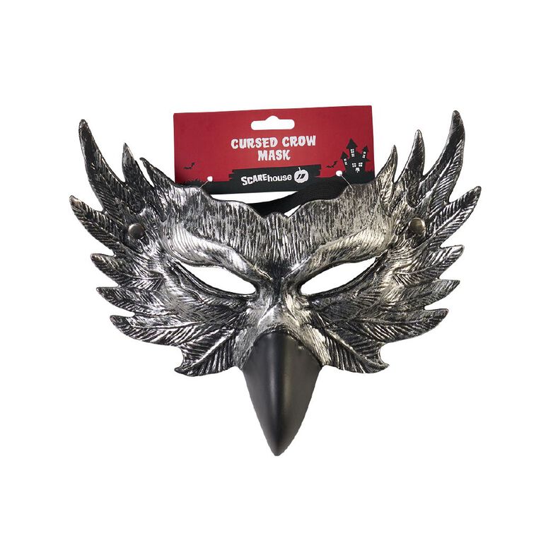 Scarehouse Cursed Crow Mask, , hi-res