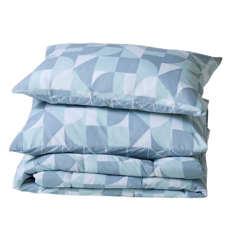 Living & Co 3 Piece Comforter Nova Natural Queen, , hi-res