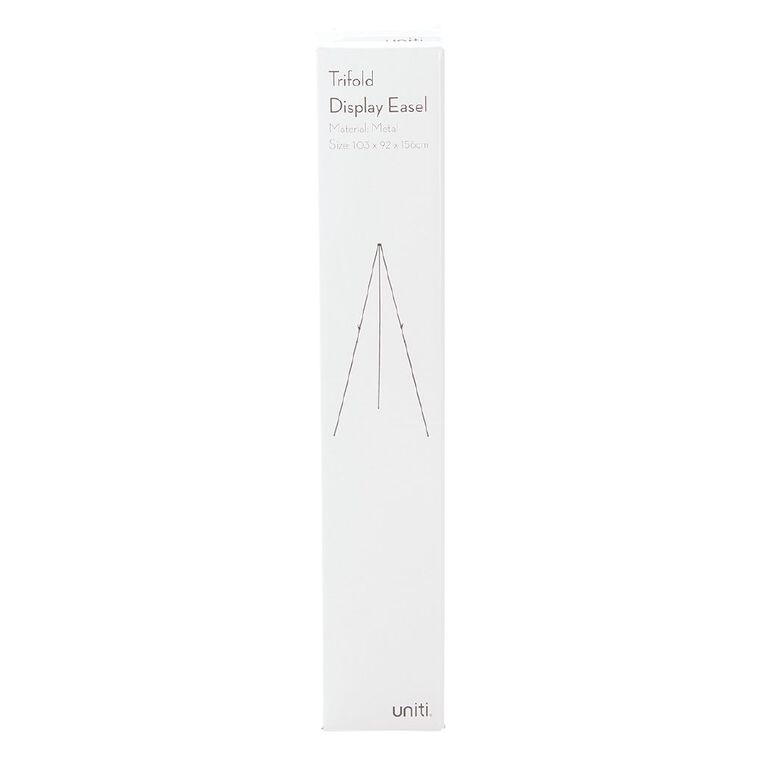 Uniti Trifold Display Easel Black, , hi-res