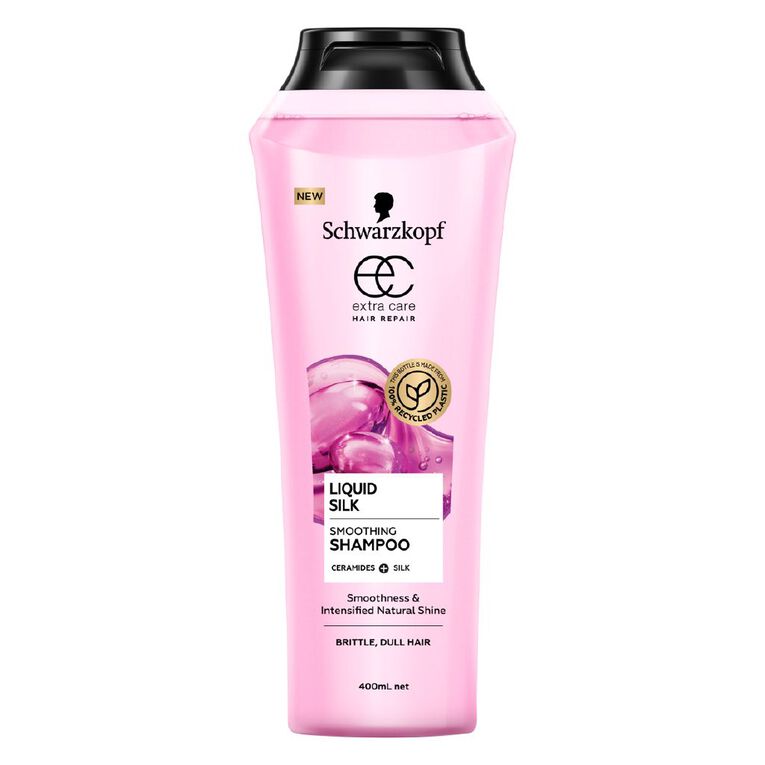 Schwarzkopf Extra Care Liquid Silk Smoothing Shampoo 400ml, , hi-res