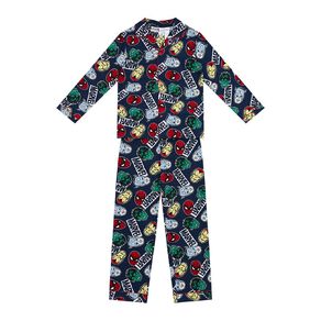 Marvel Boys' Flannel Pyjamas Set