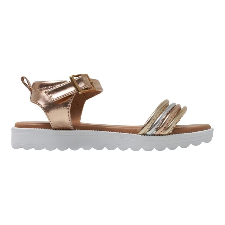 Young Original Senior Kids' Amelie Sandals, Silver Grey, hi-res