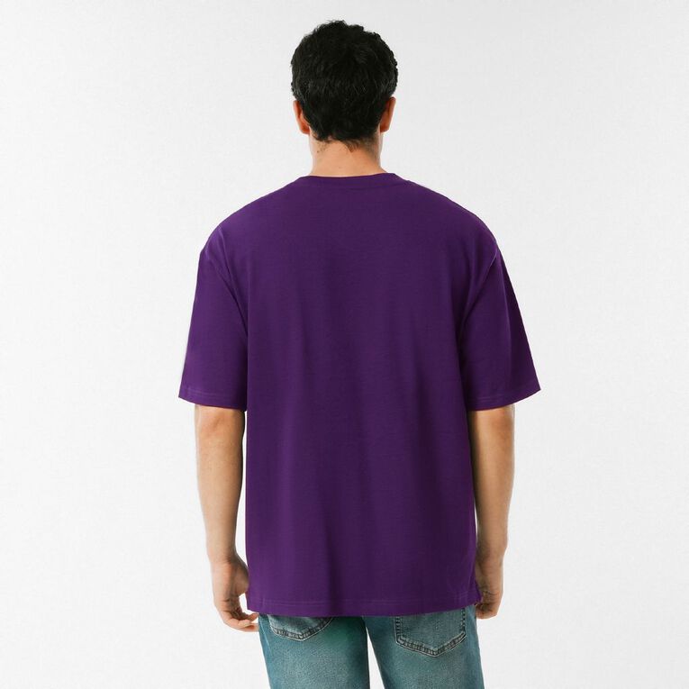 Garage Men's Heavyweight Boxy Tee, Purple Dark, hi-res