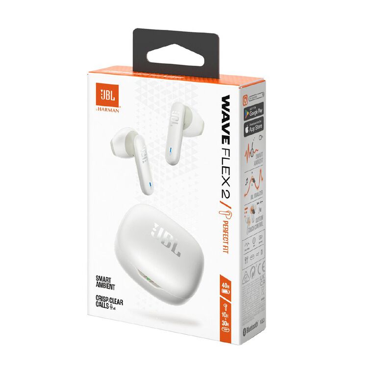 JBL Wave Flex 2 True Wireless Earbuds White, , hi-res