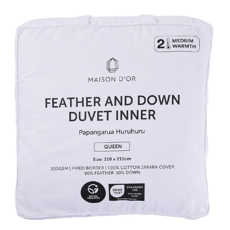 Maison d'Or Feather & Down Duvet Inner White One Size, White, hi-res