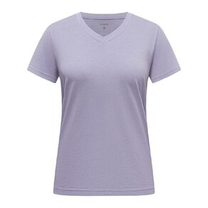 H&H Women's Short Sleeve V-Neck Cotton Tee