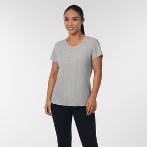 H&H Women's Short Sleeve V-Neck Cotton Tee