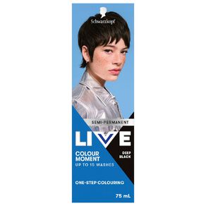 Schwarzkopf Live Colour Hair Colour Deep Black XL