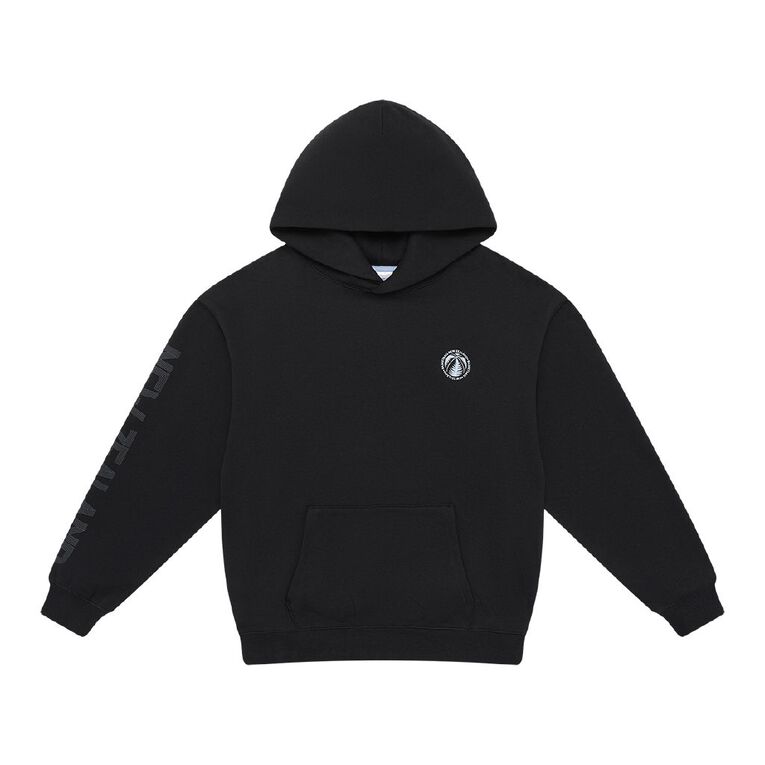 Basketball NZ Boxy Hoodie, Black, hi-res