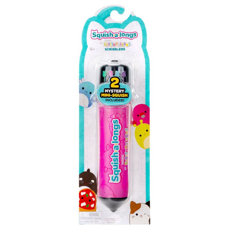 Squishalongs Squish-a-longs Scribblers Pack Assorted, , hi-res
