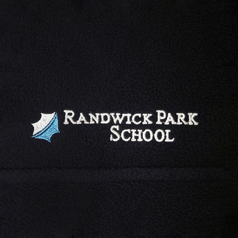 Schooltex Randwick Park Polar Fleece Jacket With Embroidery, Navy, hi-res