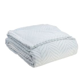 Living & Co Herringbone Blanket Cool Blue Queen