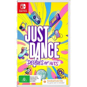 Nintendo Switch Just Dance Decades Of Hits Code in Box