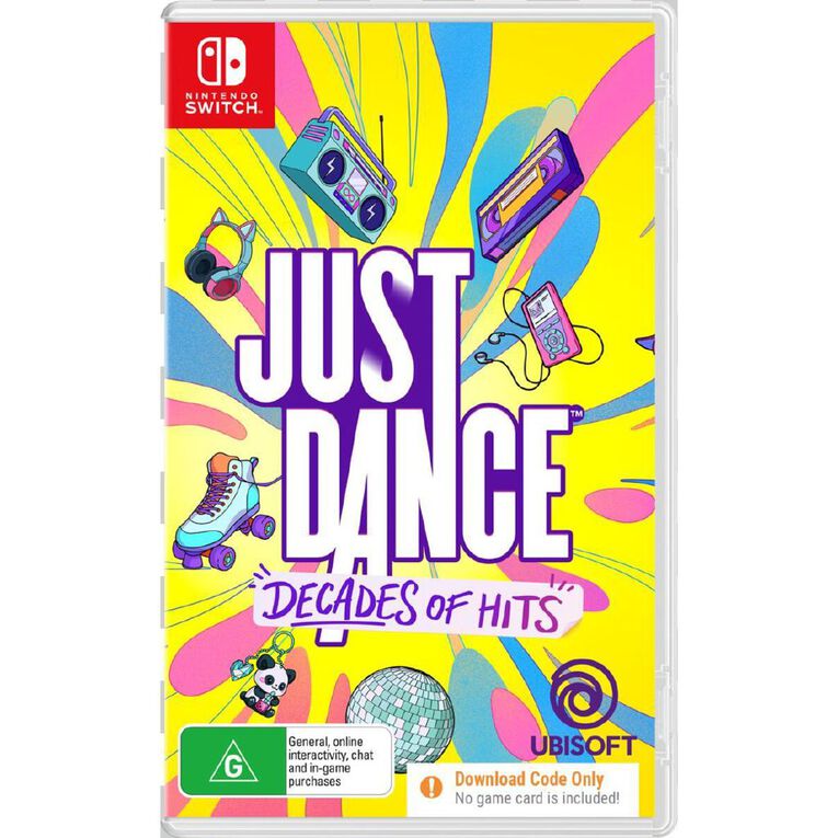 Nintendo Switch Just Dance Decades Of Hits Code in Box, , hi-res