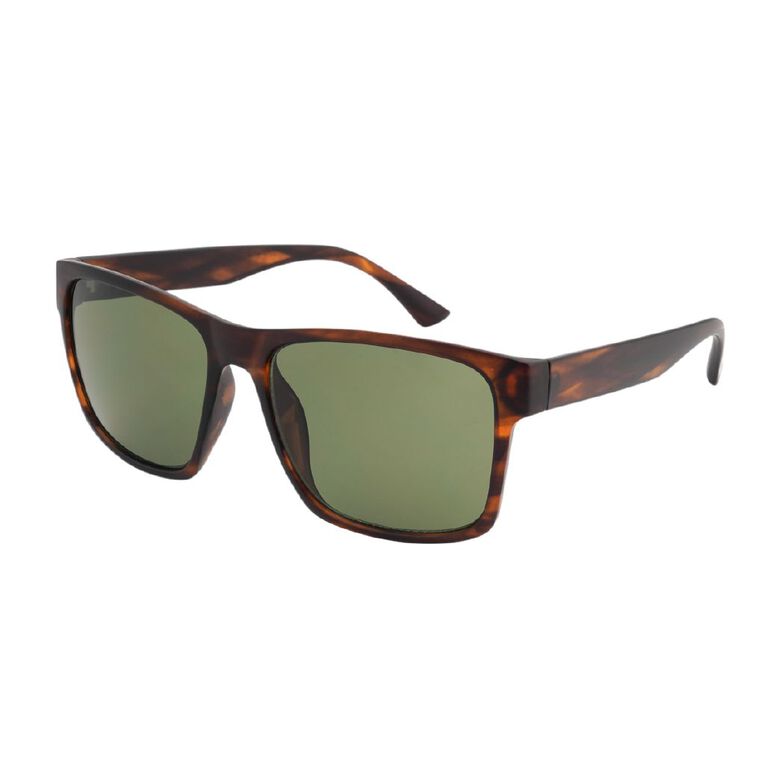 H&H Men's Tort Square Frame Sunglasses, , hi-res