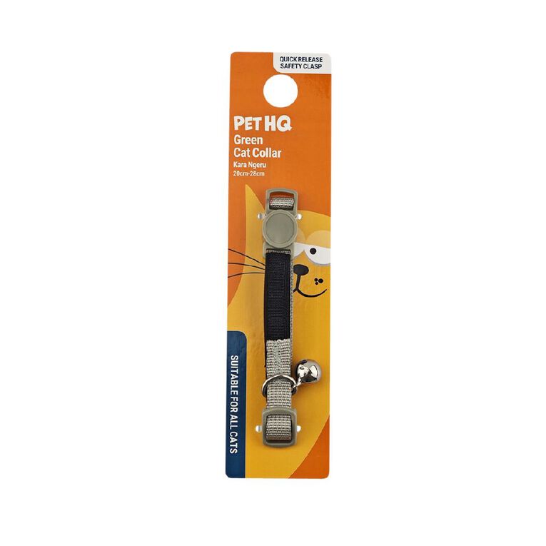 Pet HQ Cat Collar Green, , hi-res